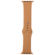 Ремешок - ApW Sport Band Apple Watch 38/40/41 mm силикон на кнопке (L) (silver)