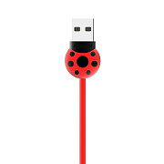 Кабель USB - micro USB Joy Room S-L124  120см 2,4A  (red/black)