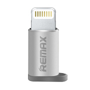 Адаптер Remax RA-USB2 micro USB/lightning (silver)