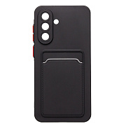 Чехол-накладка - SC337 с картхолдером для "Samsung Galaxy A36 5G" (black) (239405)
