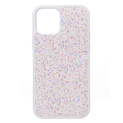 Чехол-накладка - PC071 POSH SHINE для "Apple iPhone 12/iPhone 12 Pro" россыпь кристаллов (white)
