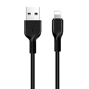 Кабель USB - Apple lightning Hoco X20 Snowy Spirit 12W 200см 2,4A  (black)