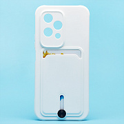 Чехол-накладка - SC304 с картхолдером для "Honor 200 Lite" (white) (238129)