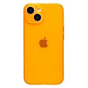 Чехол-накладка - SC344 для "Apple iPhone 15" (transparent/orange) (232012)