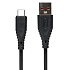 Кабель USB - Type-C SKYDOLPHIN S20T 12W 100см 2,4A  (black)