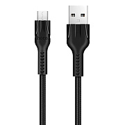 Кабель USB - micro USB Hoco U31  120см 2,4A  (black)