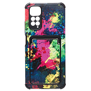 Чехол-накладка - SC284 с картхолдером для "Redmi Note 11 4G Global/Redmi Note 11S 4G" (006) (multicolor)