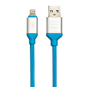 Кабель USB - Apple lightning - DC-130  130см 1,5A  (blue)