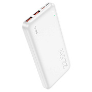Внешний аккумулятор Hoco J101 (повр. уп.) 10000mAh Micro USB/USB*2/USB Type-C (white)
