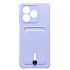 Чехол-накладка - SC304 с картхолдером для "Honor X5c" (light violet) (242340)