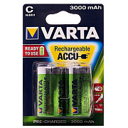 Аккумулятор C Varta R14 Ni-MH (3000 mAh) (2-BL) (2/20) Pre-Ch ..