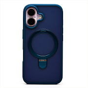 Чехол-накладка - SM088 SafeMag  для "Apple iPhone 16" (dark blue) (236513)