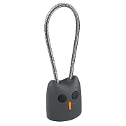 Кабель USB - Apple lightning Hoco KX2  24см 2,1A  (gray)