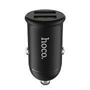Адаптер Автомобильный Hoco Z30 2USB/5V/3.1A (black)