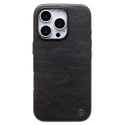 Чехол-накладка Cellis SM031 SafeMag для "Apple iPhone 16 Pro" Натуральная кожа (black) (237502)