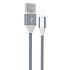 Кабель USB - Apple lightning Hoco U40B 10W 100см 2A  (metal grey)