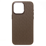 Чехол-накладка - SM089 SafeMag экокожа  для "Apple iPhone 15 Pro Max" (clay)