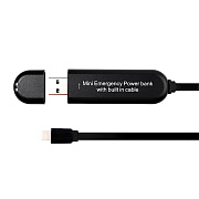 Внешний аккумулятор - CC01 Mini 500mAh Lightning/USB (black)