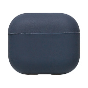 Чехол - Soft touch для кейса "AirPods (3-го поколения)" (dark blue) 
