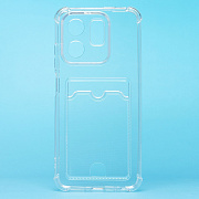 Чехол-накладка - SC276 с картхолдером для "Infinix Smart 9 4G" (transparent) (236973)