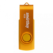 Флэш накопитель USB 4 Гб Smart Buy Twist (yellow)