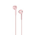 Проводные наушники с микрофоном вкладыши Hoco M55 Memory sound Jack 3,5  (pink)