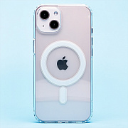 Чехол-накладка - SM007 SafeMag с анимацией для "Apple iPhone 13" (прозрачный)