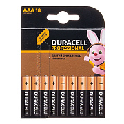 Батарейка AAA Duracell LR03 PROFESSIONAL (18-BL)   (18/180/36540) 