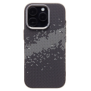 Чехол-накладка Luxo Creative PC  для "Apple iPhone 16 Pro" (136) (black/gray)