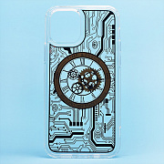 Чехол-накладка - SM014 SafeMag для "Apple iPhone 12/iPhone 12 Pro" (gold)