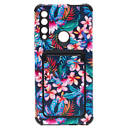 Чехол-накладка - SC284 с картхолдером для "Huawei Honor 9X RU" (007) (multicolor)