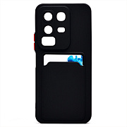 Чехол-накладка - SC337 с картхолдером для "Infinix Note 50x 5G+ Global" (black) (239920)