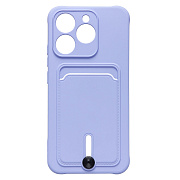 Чехол-накладка - SC304 с картхолдером для "Realme 15T" (light violet) (241746)