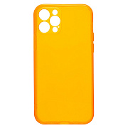 Чехол-накладка - SC344 для "Apple iPhone 12 Pro" (transparent/orange) (232052)
