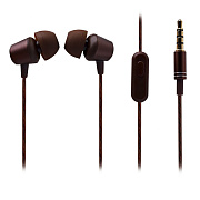 Проводные наушники с микрофоном внутриканальные ZHZ CMDR EG-340 Jack 3,5  (brown)