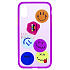 Чехол-накладка - PC046 для "Apple iPhone X/iPhone XS" 01 (violet)