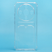 Чехол-накладка - SC276 с картхолдером для "Honor X9d 5G" (transparent) (242382)