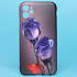 Чехол-накладка - SC185 для "Apple iPhone 11" (006) (black/blue)