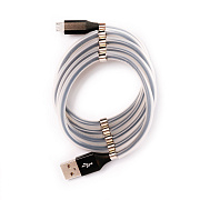 Кабель USB - micro USB - MCM-1 12W 100см 2,4A  (black)