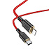 Кабель Type-C - Apple lightning Hoco X95 Goldentop PD 20W 100см 3A  (red)