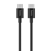 Кабель Type-C - Type-C Hoco X23 Skilled 60W 100см 3A  (black)