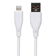 Кабель USB - Apple lightning SKYDOLPHIN S20L 12W 100см 2,4A  (white)
