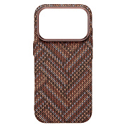 Чехол-накладка Luxo Creative PC для "Apple iPhone 17 Pro" (146 ) (brown/beige) (243450)