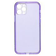 Чехол-накладка - SC344 для "Apple iPhone 12 Pro" (transparent/violet) (232054)