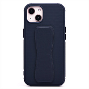 Чехол-накладка - PC058 для "Apple iPhone 13" с подставкой и магнитом (dark blue)