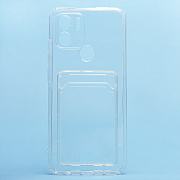 Чехол-накладка - SC276 с картхолдером для "Xiaomi Redmi A1+/Poco C50" (transparent)