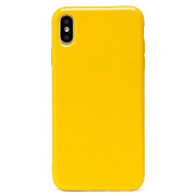 Чехол-накладка - SC158 для "Apple iPhone XS Max" (yellow)