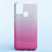 Чехол-накладка - SC097 Gradient для "Samsung SM-M215 Galaxy M21/SM-M307 Galaxy M30s" (pink/silver)