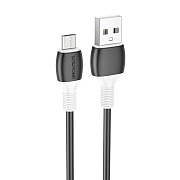 Кабель USB - micro USB Borofone BX84 12W 100см 2,4A  (black)