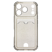 Чехол-накладка - SC300 с картхолдером для "Apple iPhone 17 Pro" (black)